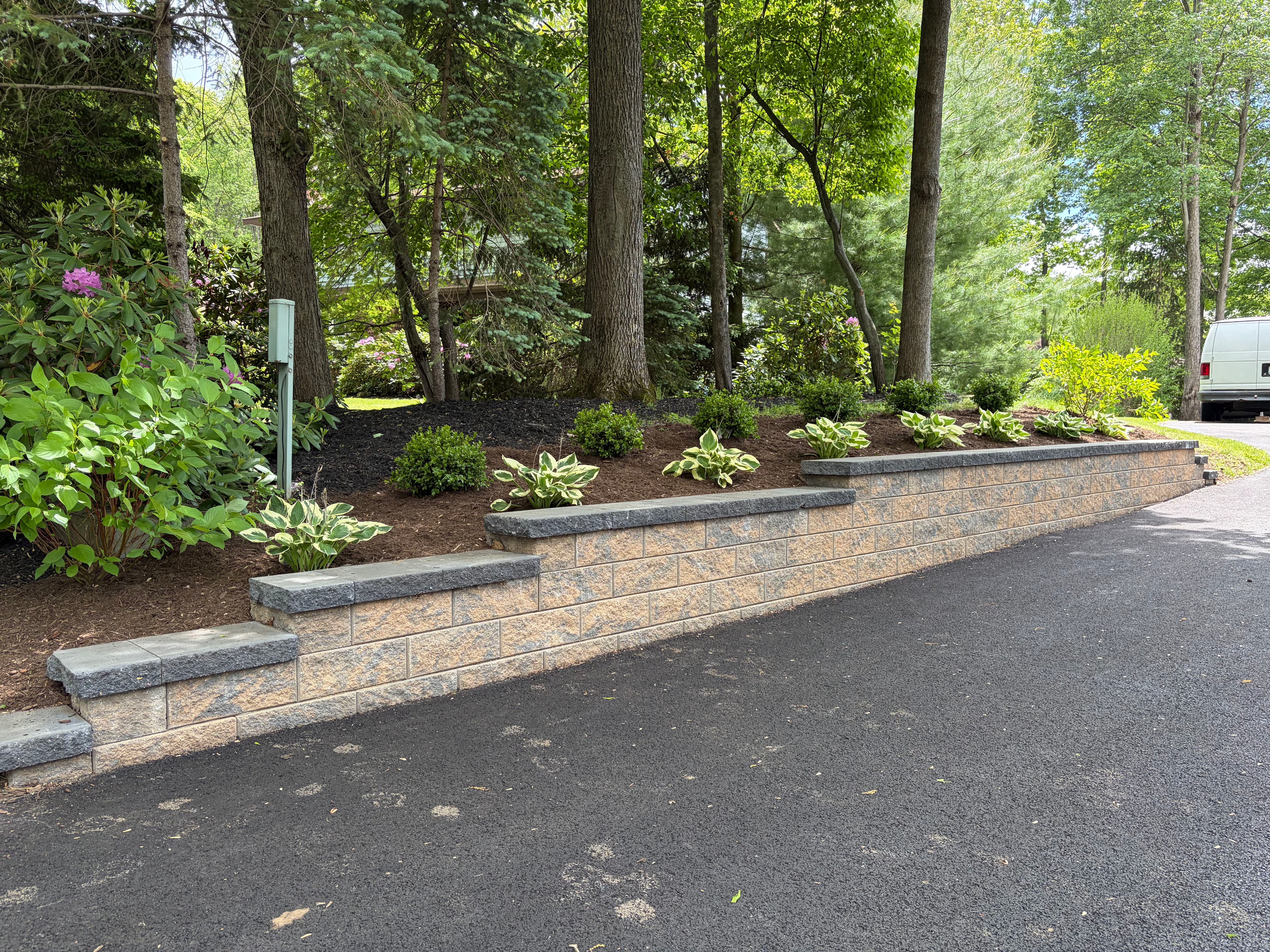 Project Front Yard Overhaul With Hardscape and Fresh Landscaping image