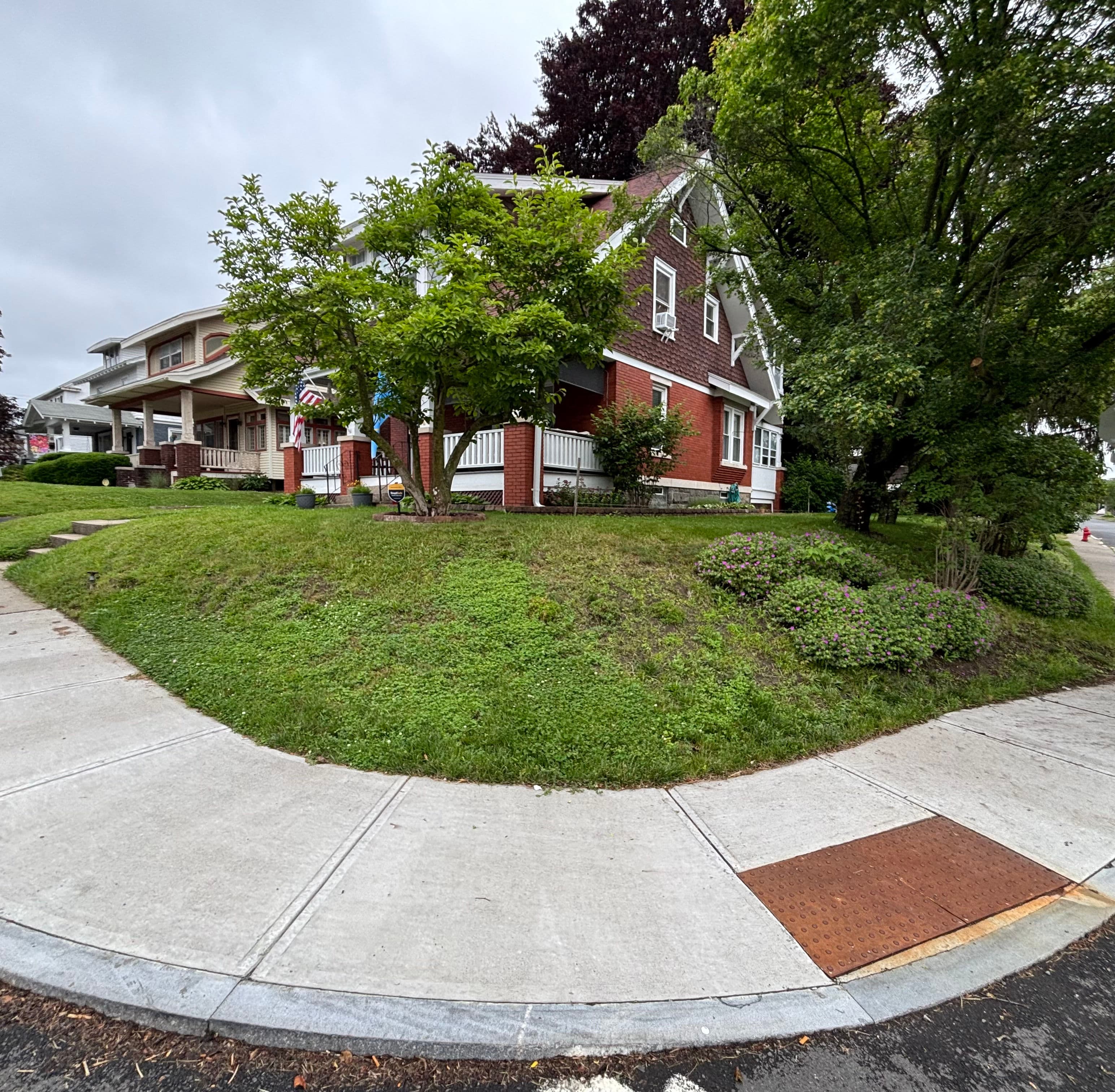 Project Tiered Retaining Wall Built for a Corner Lot in Schenectady image