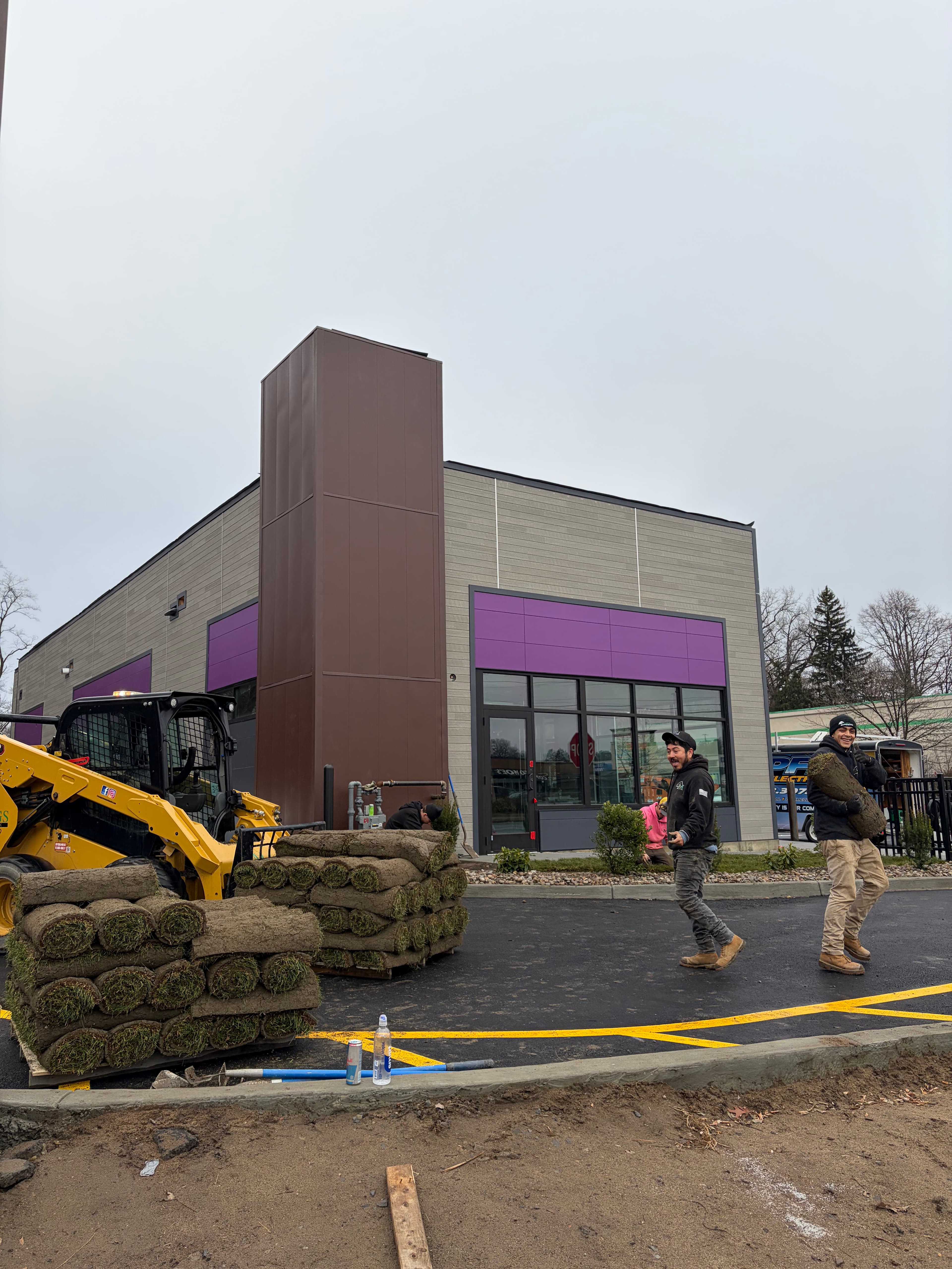 Project Efficient Sod Laying at Taco Bell in Schenectady image