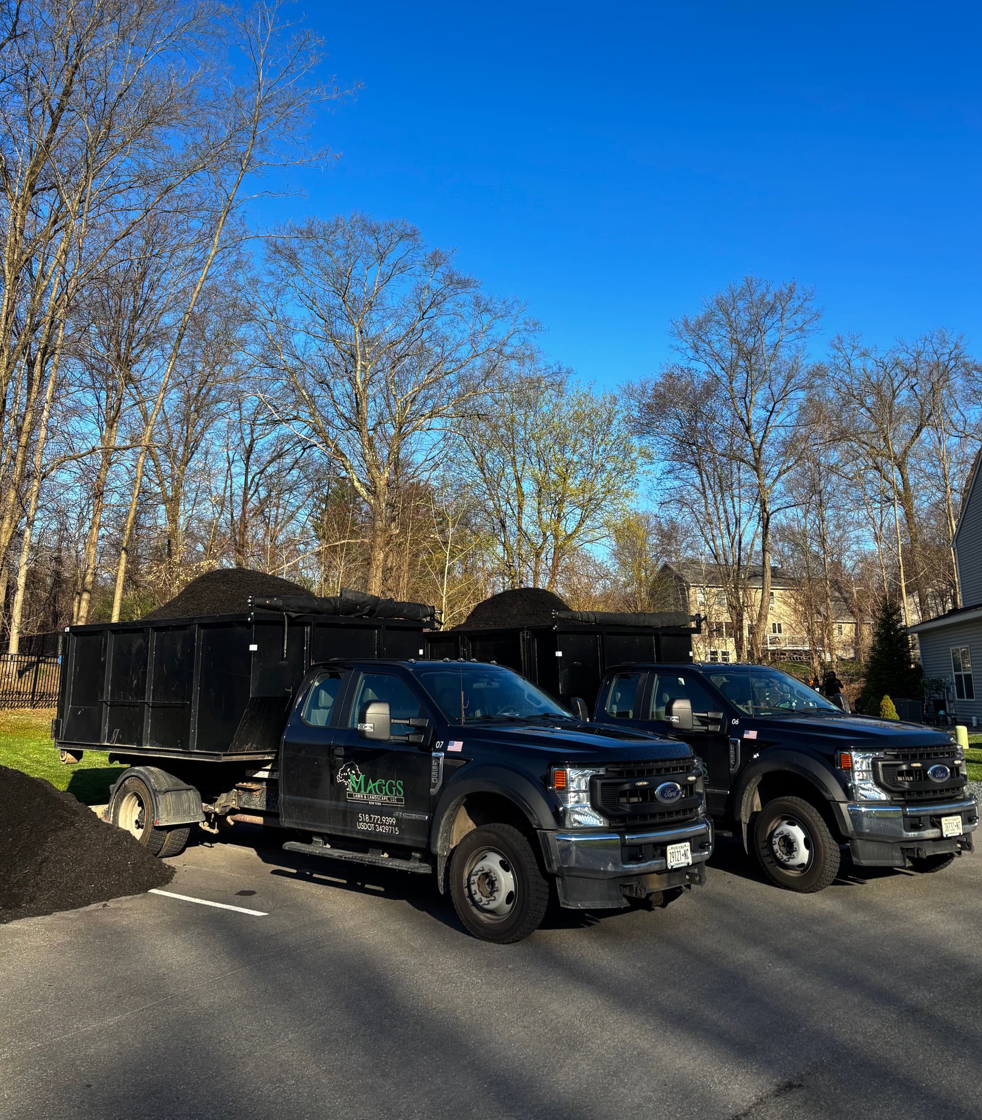 Gallery photos for Spring Mulching Is Underway at Our Commercial Properties: Image #1